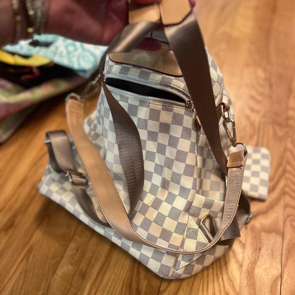 Checkered Backpack - image 6